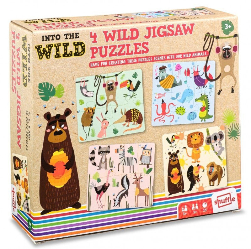 Shuffle Into the Wilds Puzzles CARTAMUNDI Nowa