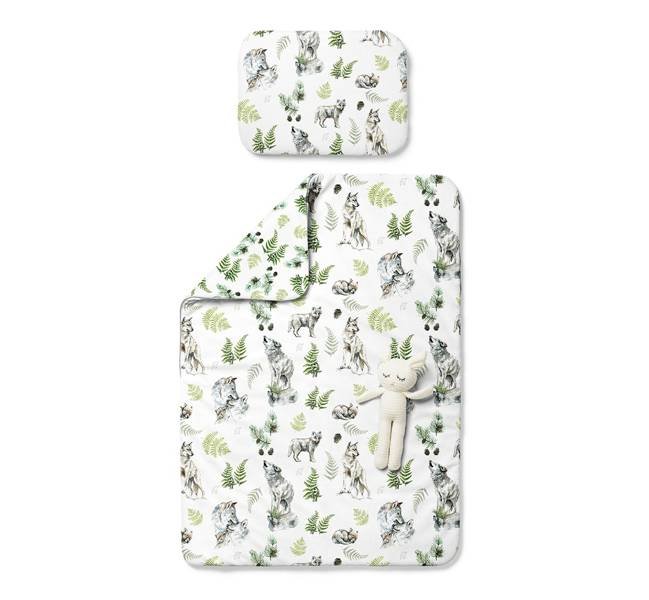 Baby Steps Pościel dwustronna z wypustką 75/100 Wolf