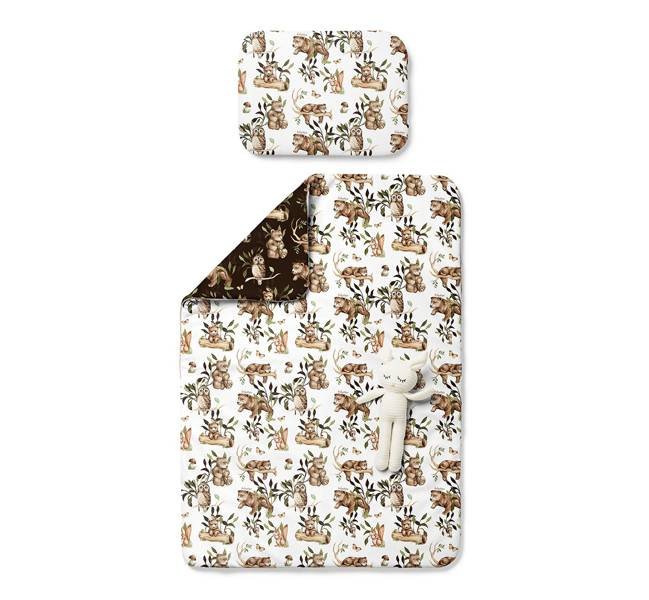 Baby Steps Pościel dwustronna z wypustką 75/100 Happy Bear