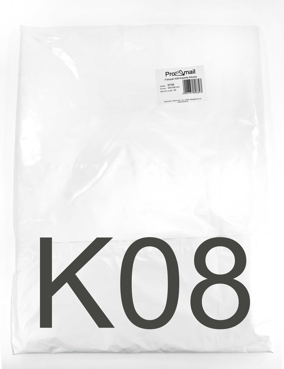 Foliopaki K08 Koperty foliowe B2 550x750mm 200szt.