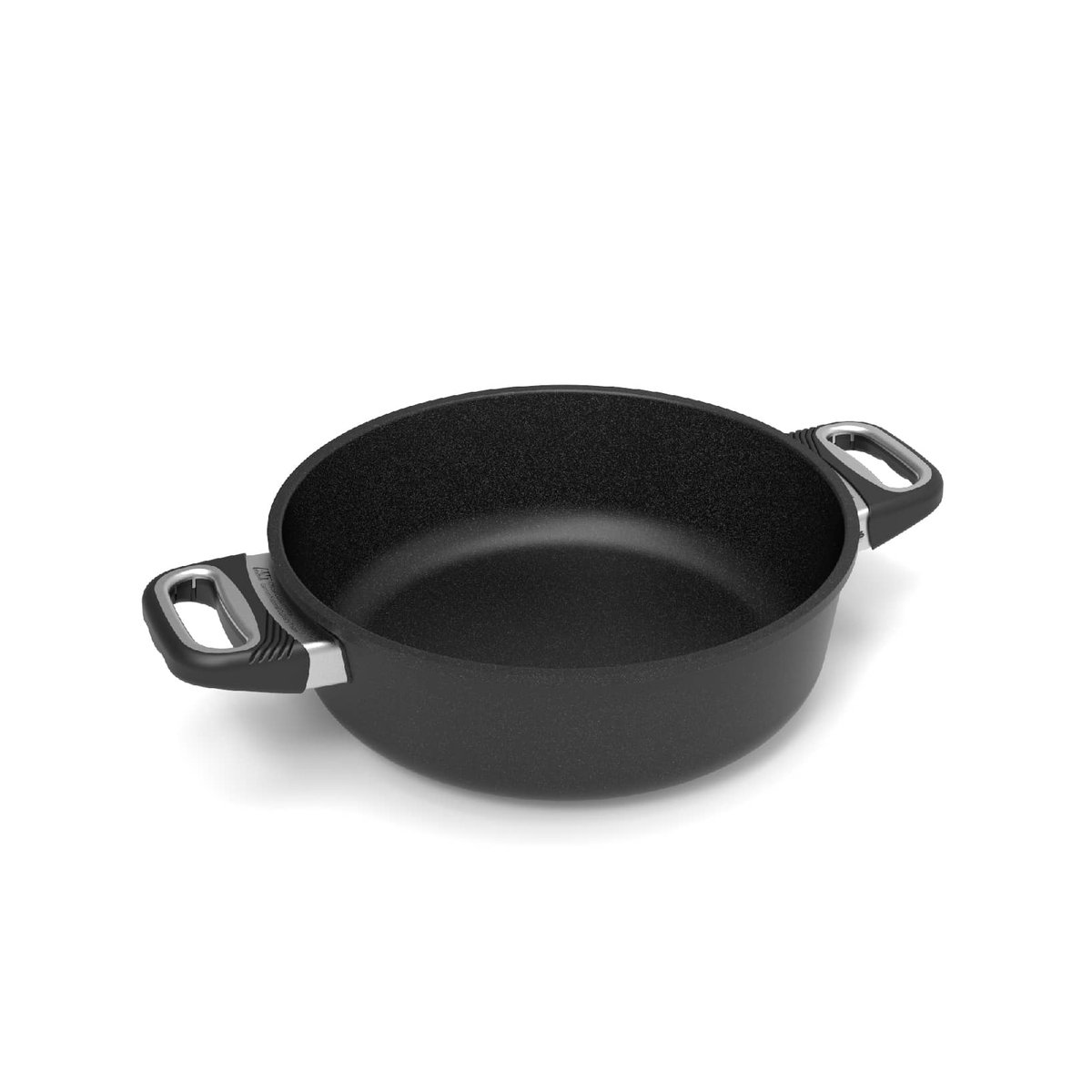 Patelnia do duszenia z uchwytami AMT, 28 cm, indukcja