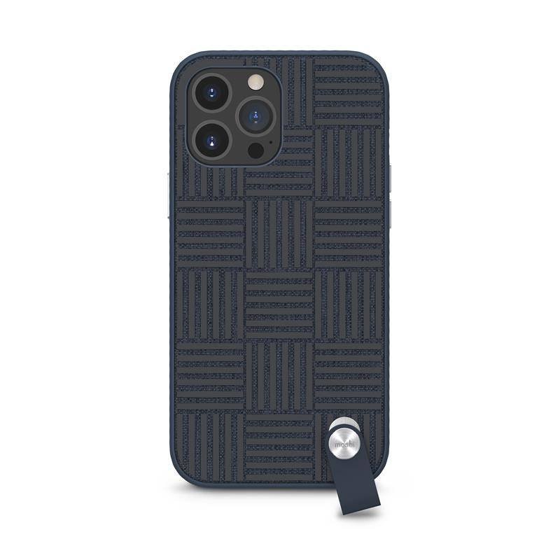 Moshi Altra - Etui z odpinaną smyczką iPhone 13 Pro Max (antybakteryjne NanoShield) (Blue)