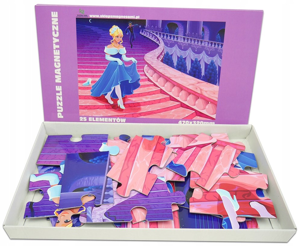 Puzzle magnetyczne - KOPCIUSZEK – 25 elementów