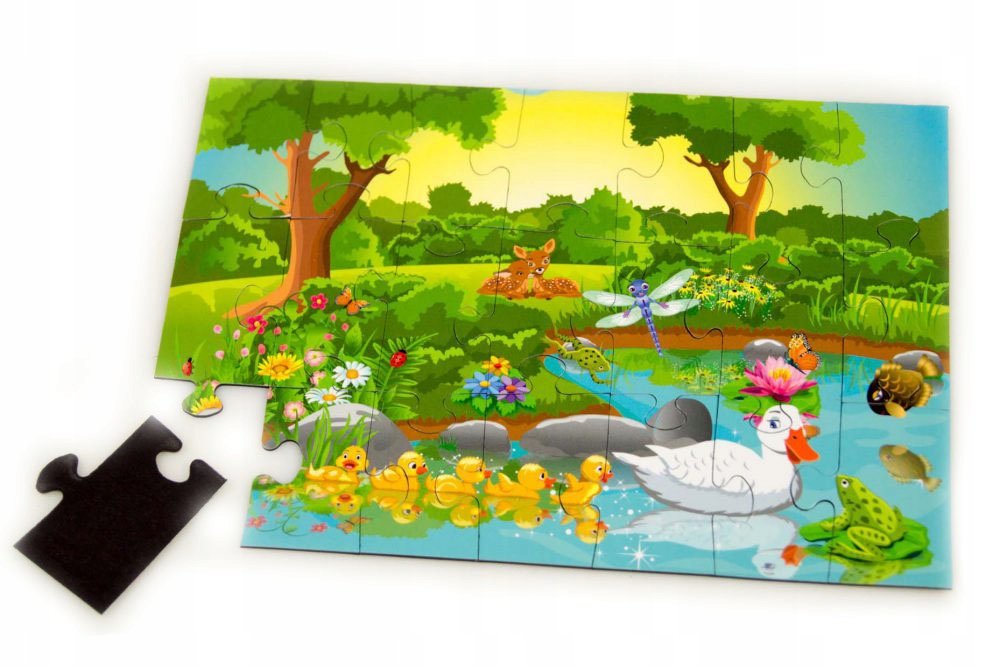 Puzzle magnetyczne - SADZAWKA- 21 elementów