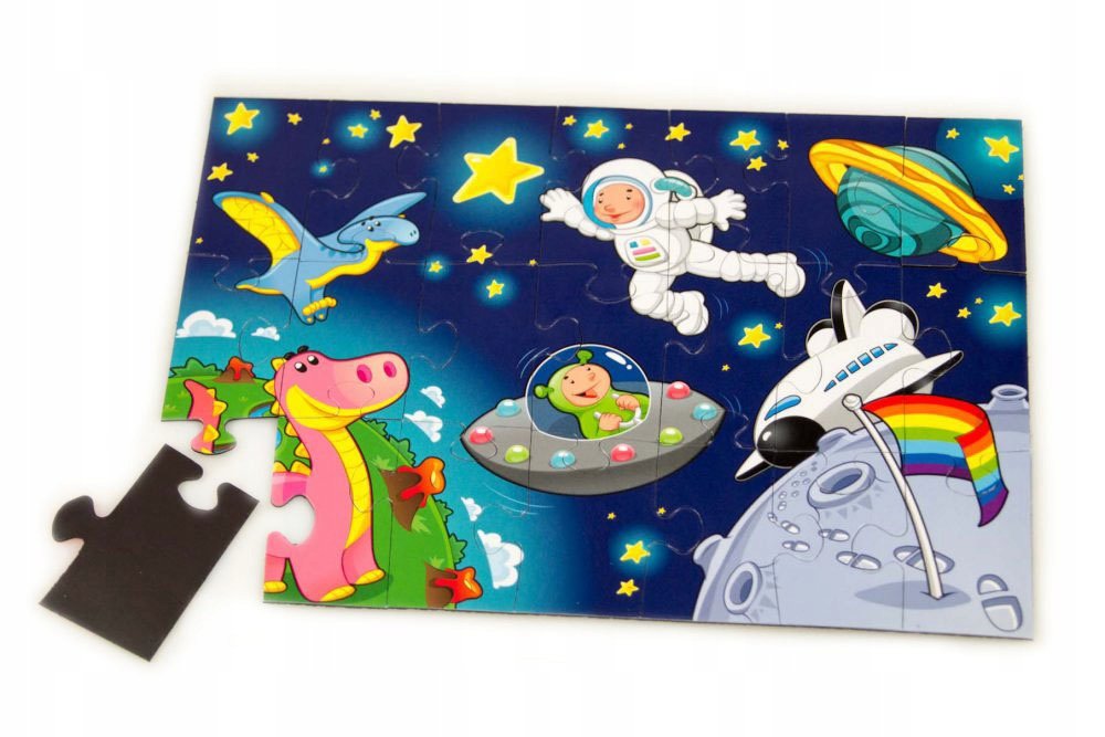 Puzzle magnetyczne - KOSMOS - 21 elementów