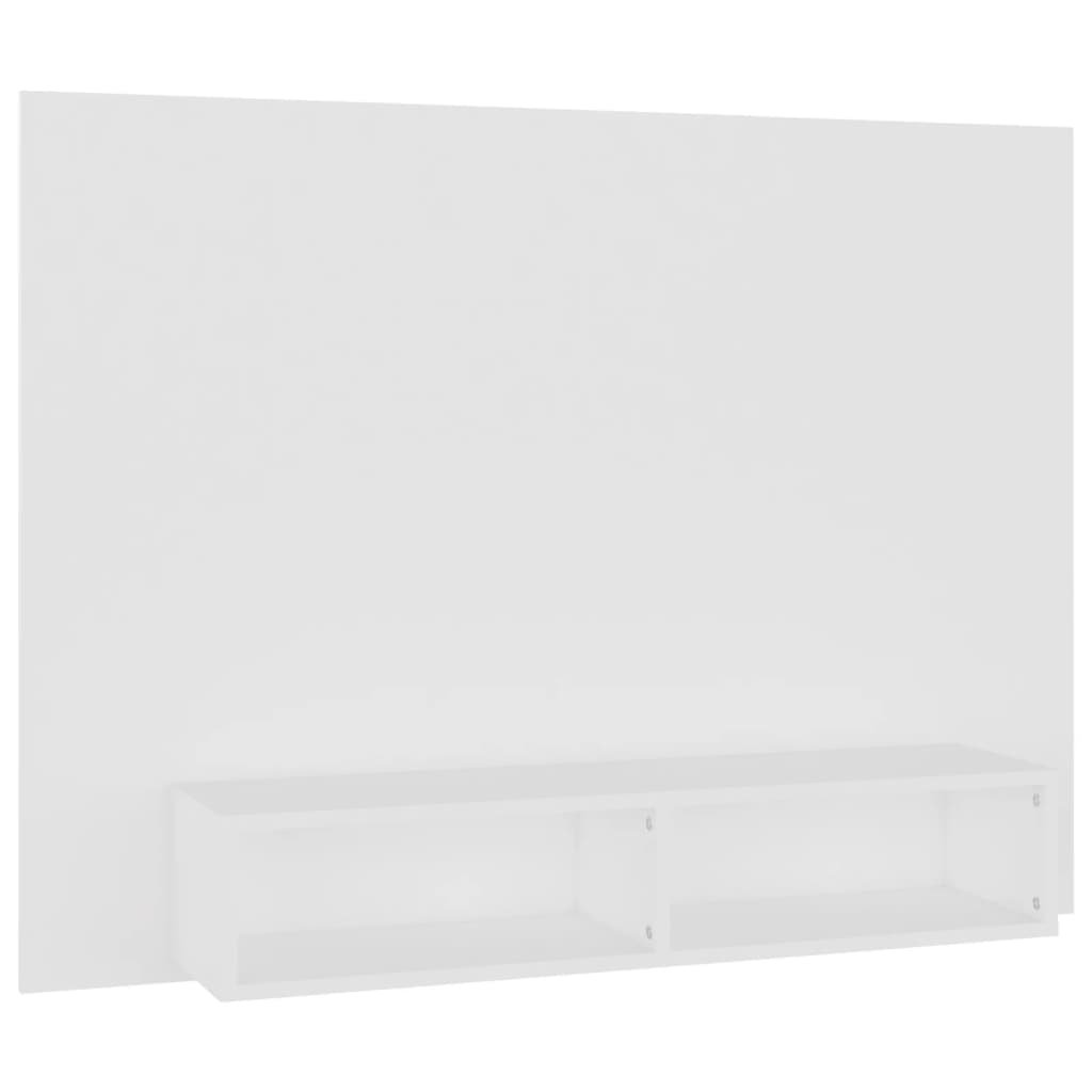 vidaXL Wisząca szafka pod TV, biała, 120 x 23,5 x 90 cm, płyta wiórowa