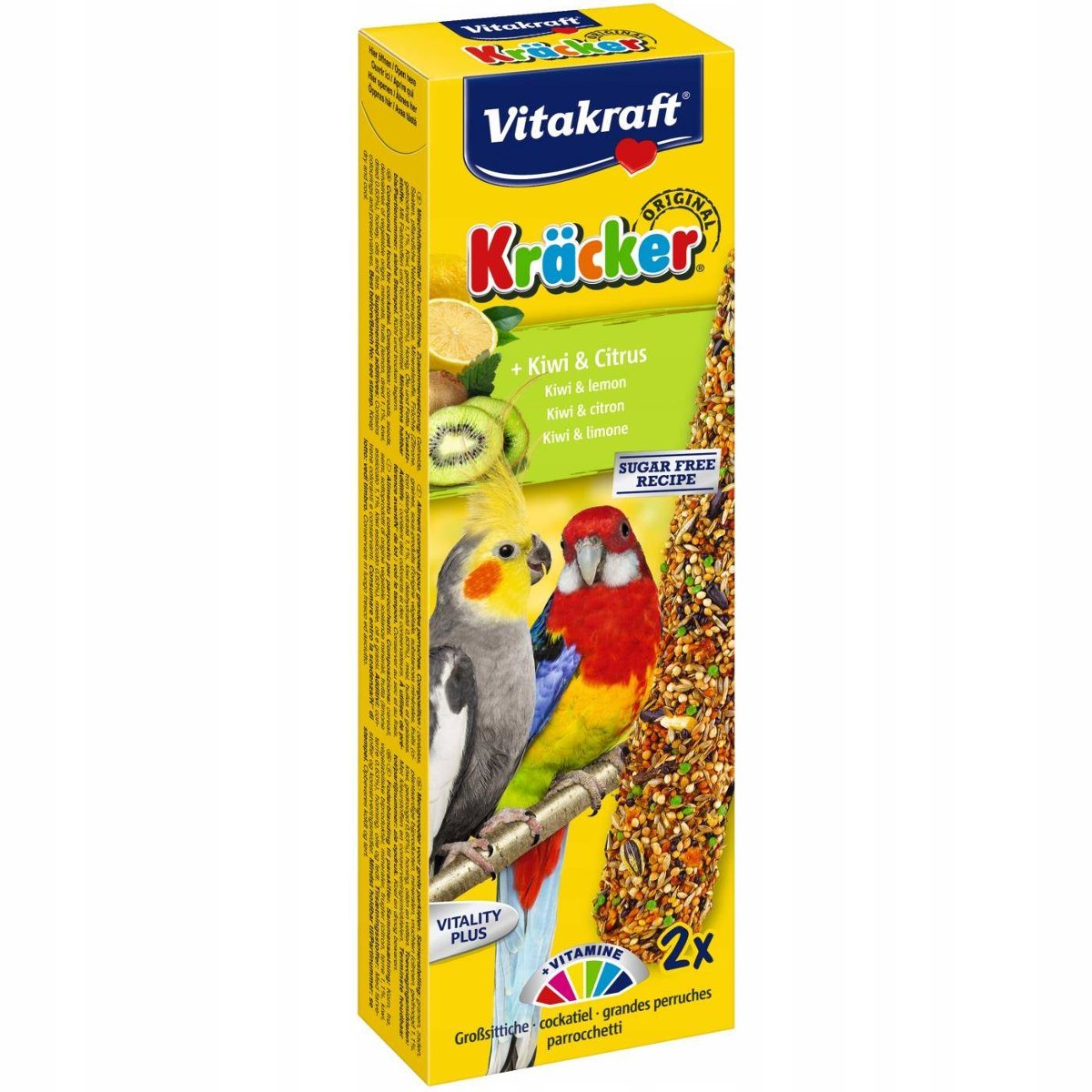 Vitakraft Kracker kolba kiwi dla papużki falistej 2 szt