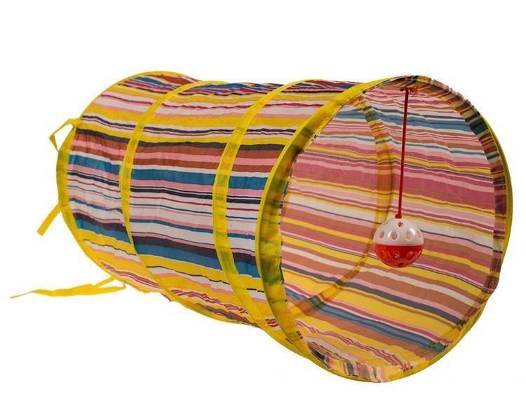 Duvo+ DUVO+ Tunel dla Kota z Piłką z Dzwoneczkiem 55cm OF-A-VAT017170