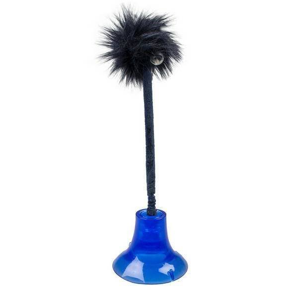 Duvo+ DUVO ZAB KOT POMPON NA PRZYSSAWCE BLUE 31 5x10 3x10 3cm 12430 OF-A-VAT017175