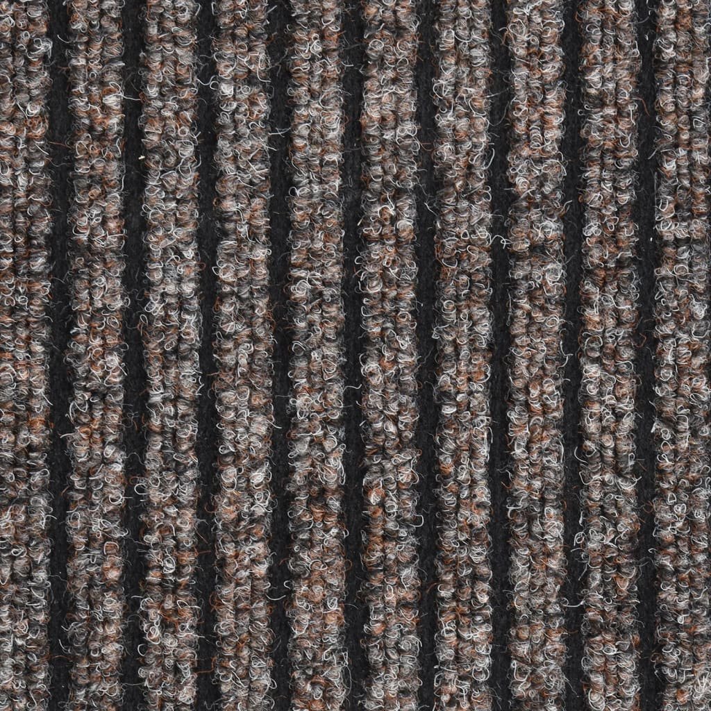 vidaXL Wycieraczka, prążkowana, beżowa, 40x60 cm