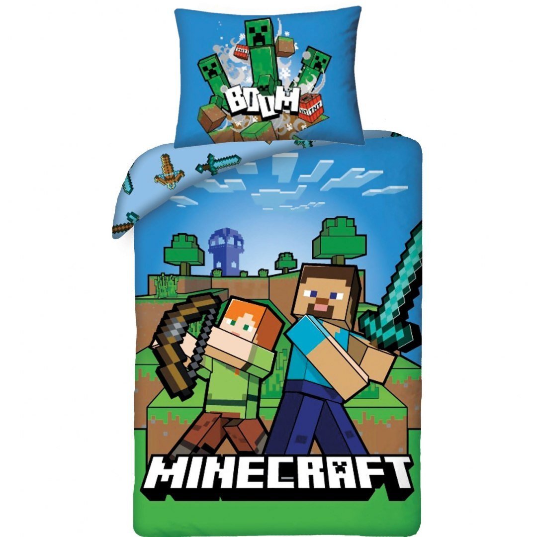 Minecraft Minecraft pościel dziecięca 1Y42V3 1Y42V3 SAM  140x201