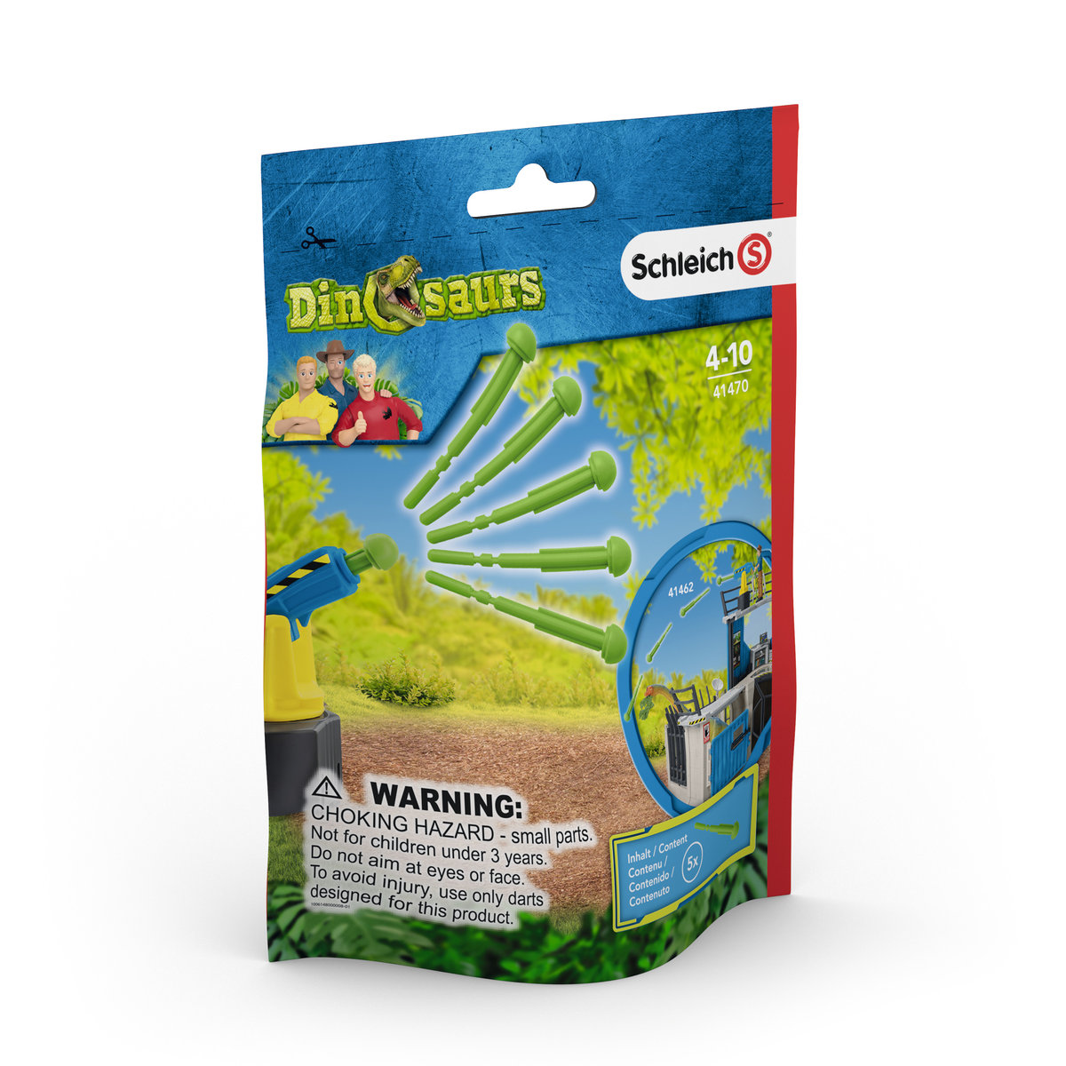 Schleich Dinosaurs. SLH41470. Pociski znieczulające
