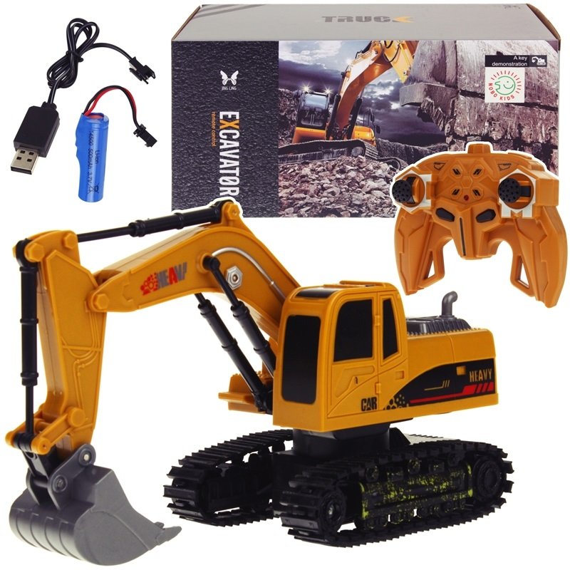 NoboKids Koparka Zdalnie Sterowana Jeździ Pilot RC 1:24 CH-205265