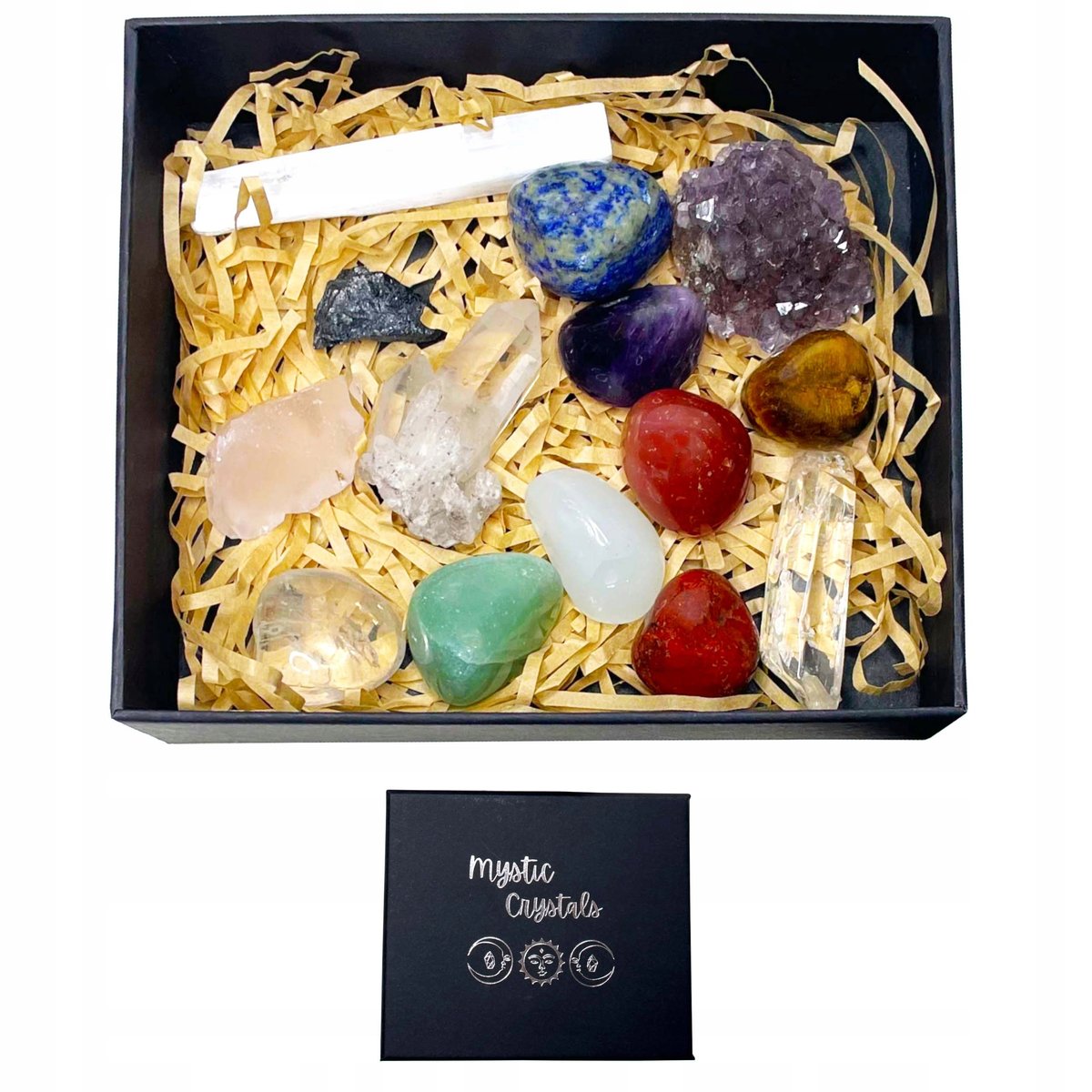 Mystic Crystals Kamienie Kryształy Intencyjne Zestaw 14 Szt