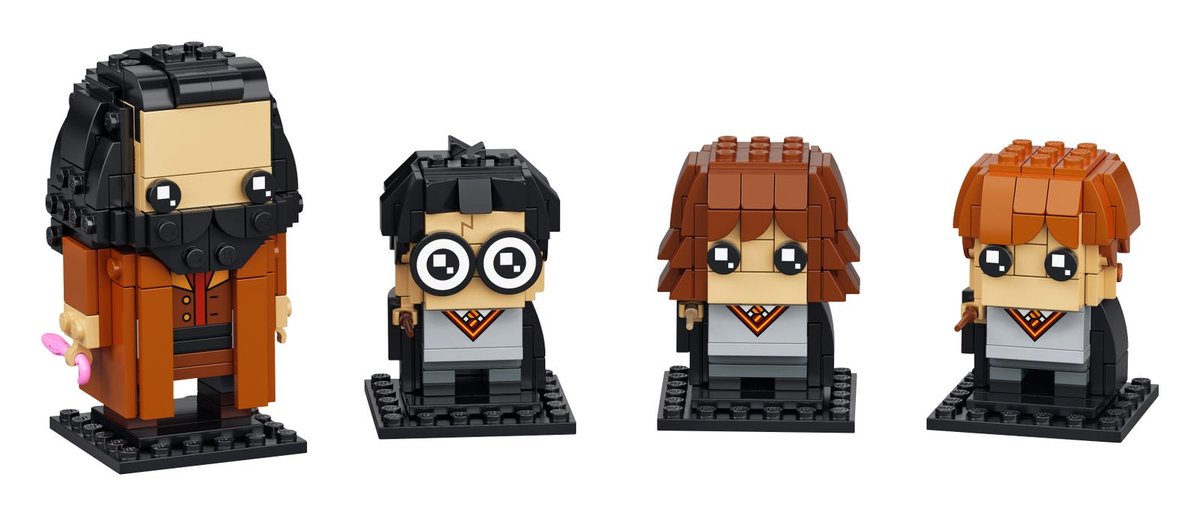 LEGO Brickheadz Harry, Hermiona, Ron i Hagrid 40495