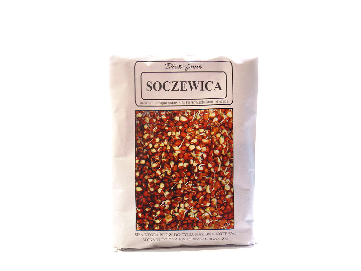 DIETFOOD Soczewica na kiełki 160g DIETFOOD 5908291093365