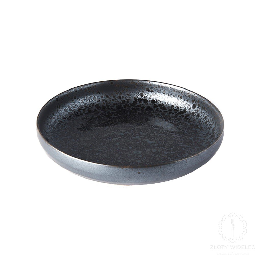 MIJ Płytka płyta z wysoką krawędzią Czarna Perła 22 cm MIJ