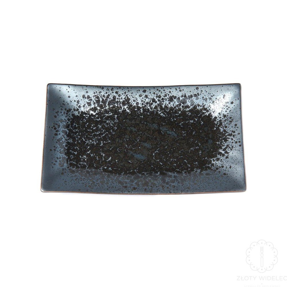 MIJ MIJ Talerz do sushi Black Pearl 33 x 19 cm