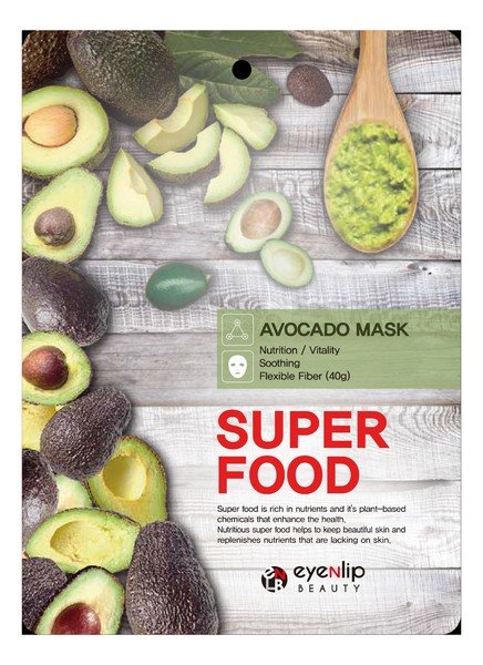 SuperFood Avocado Maseczka w Płacie 23 ml