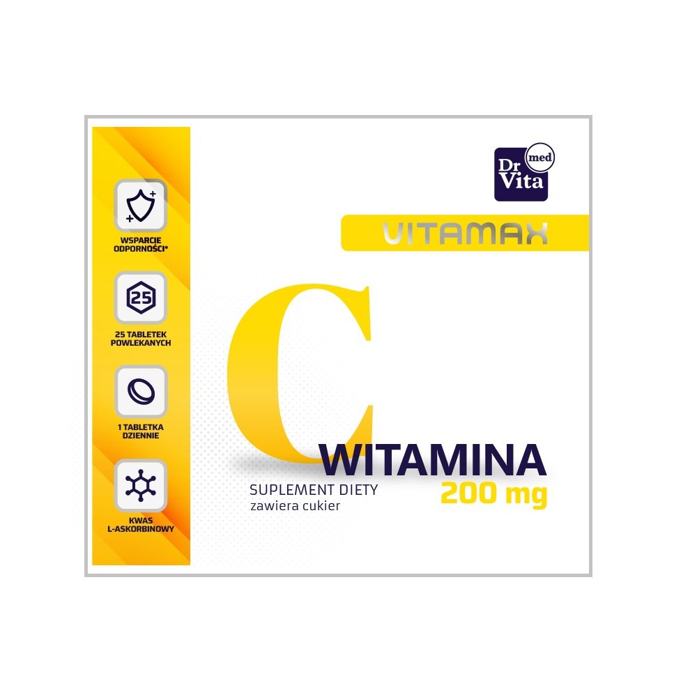 DrVita med DrVita med Witamina C 200 tabletek () 135692