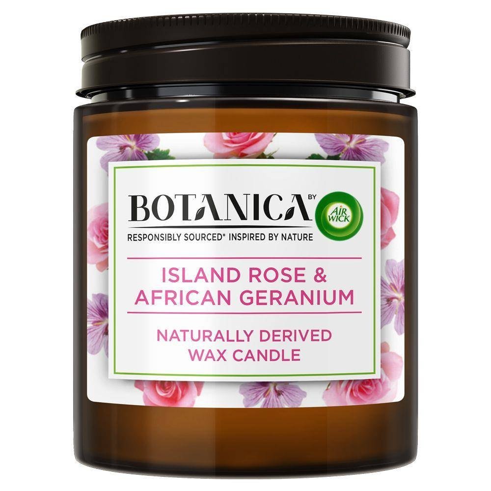 Air Wick Botanica Island Rose & African Geranium świeczka zapachowa 205 g unisex