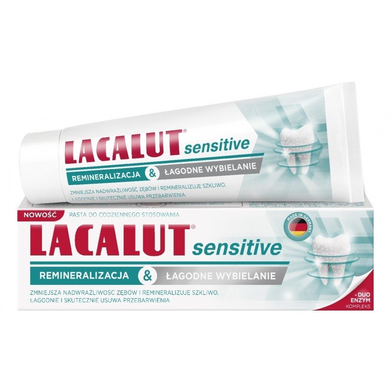 Natur Produkt SENSITIVE REMINERALIZACJA & ŁAGODNEWYBIELANIE PASTA DO ZĘBÓW 75ML