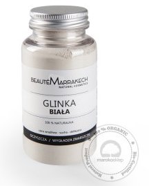 Beaute Marrakech BEAUTY MARRAKECH Glinka Biała w Pudrze do Cery Wrażliwej 150ml -