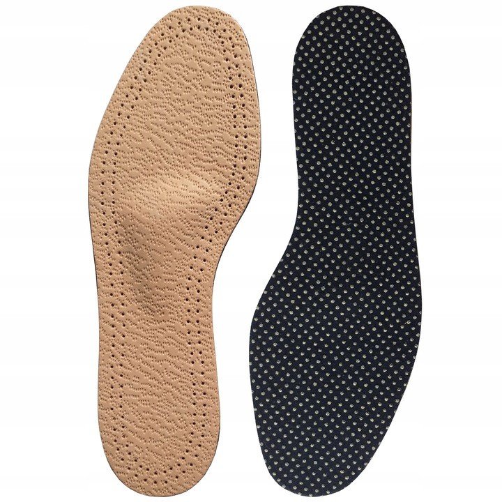 Wkładki Do Butów Profilaktyczne Haluksy Skóra Naturalna Płaskostopie Poprzeczne R. 43/44