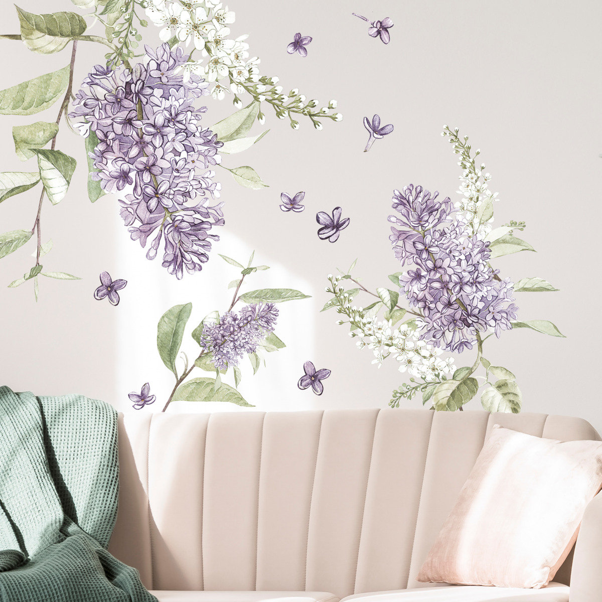 Naklejka Kwiaty Liliowe Rmk4644Gm