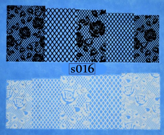 Naklejki wodne na paznokcie - nr S016