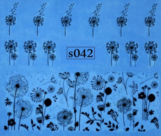 Naklejki wodne na paznokcie - nr S042