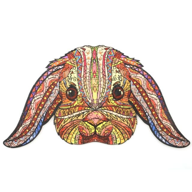 Drewniane Puzzle Zabawny zając  249szt.