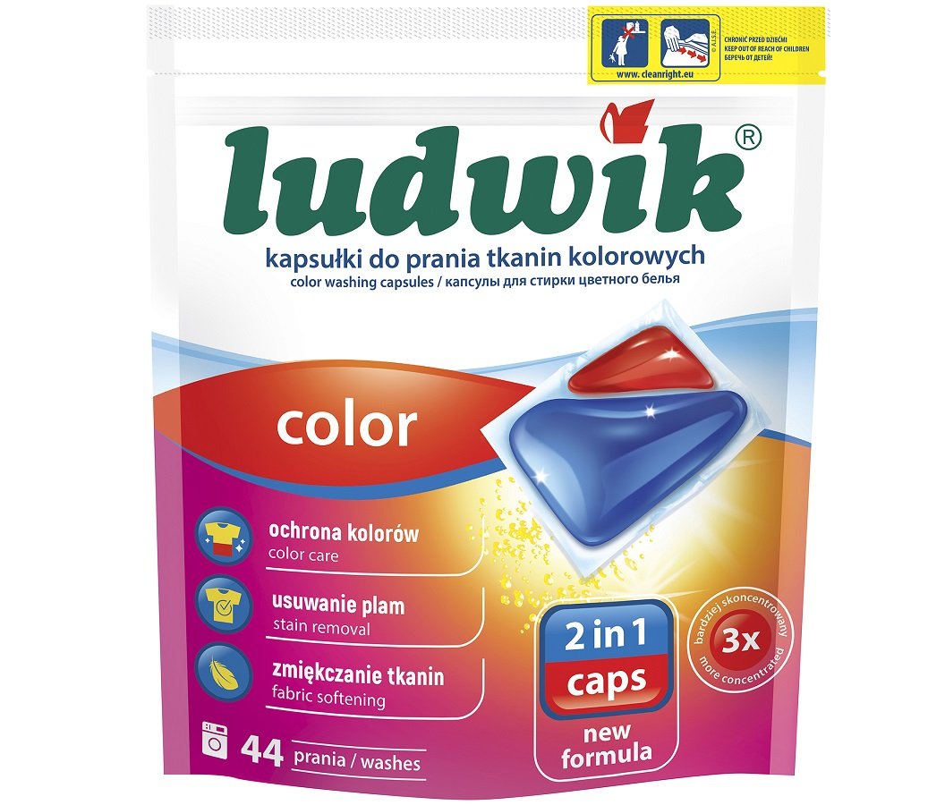 Ludwik Kapsułki Do Prania Color 2w1 Ochrona Koloru