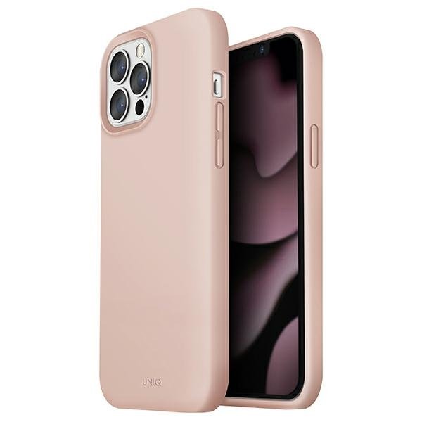 Фото - Чохол Uniq etui Lino iPhone 13 Pro / 13 6,1" różowy/blush pink 