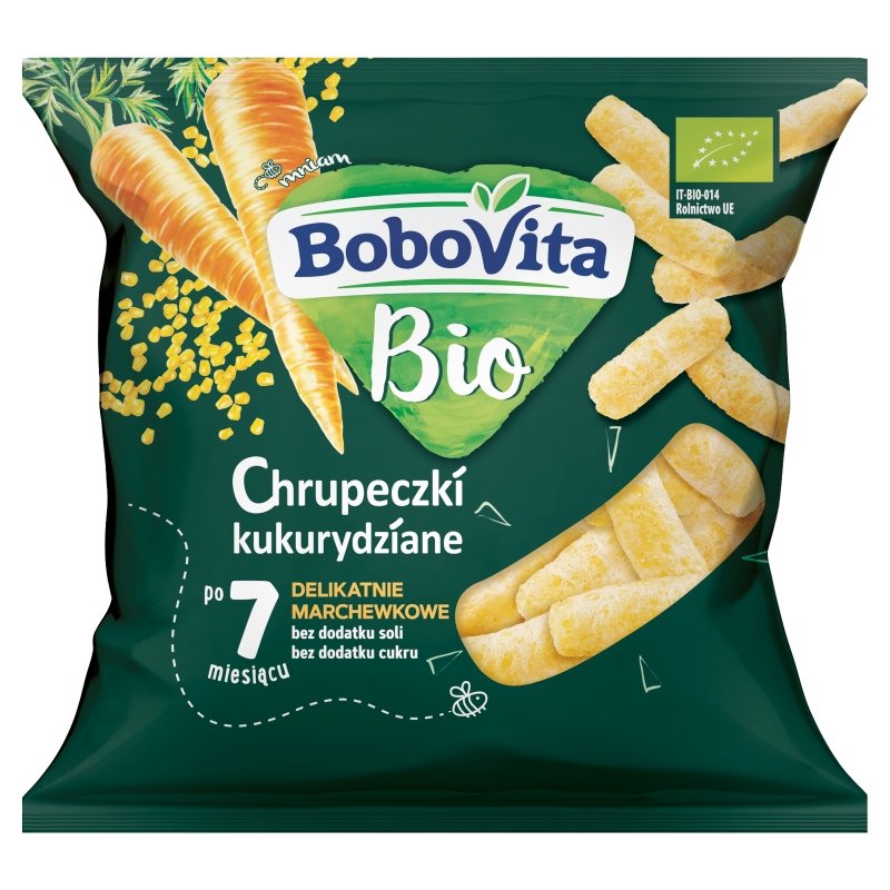 Bobovita BOBOVITA BIO Chrupeczki kukurydzianko - marchewkowe 20g