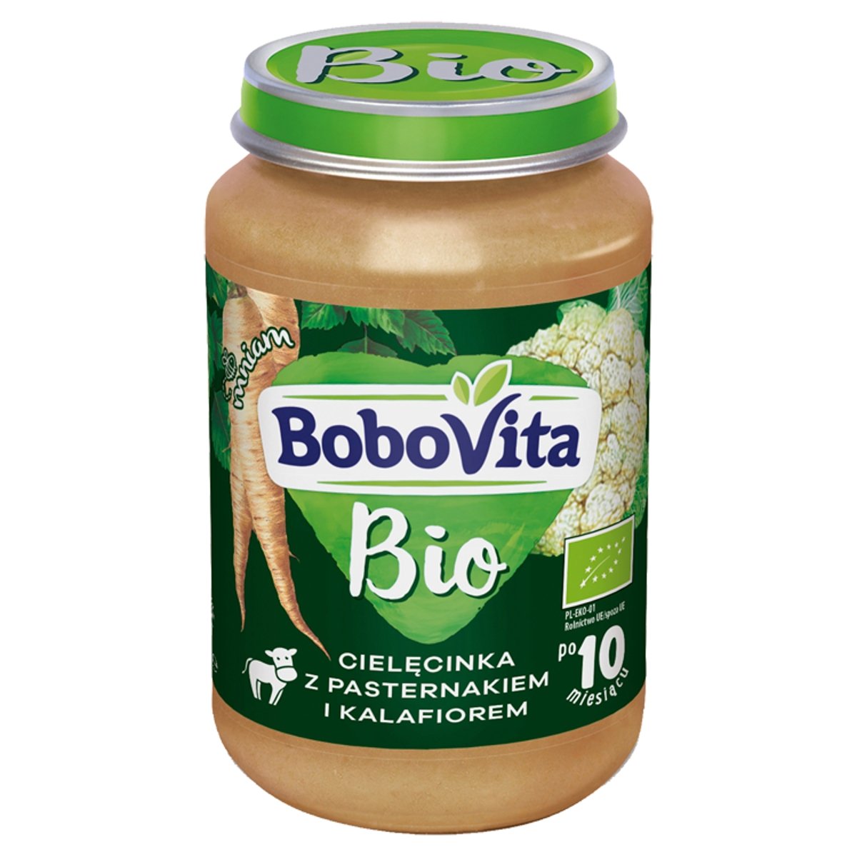 BoboVita - BIO Cielęcina z pasternakiem i kalafiorem po 10 miesiącu