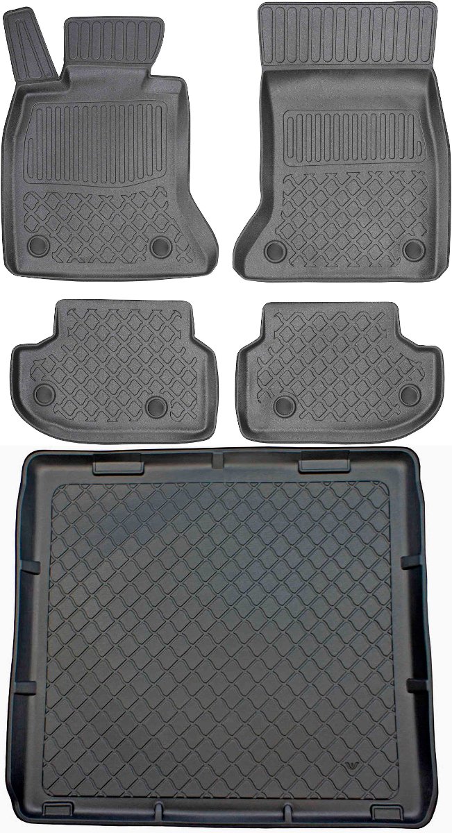 BMW 5 F11 Kombi od 2013-04.2017r. Bagażnik ARISTAR 192066G + Dywaniki ARISTAR 602064