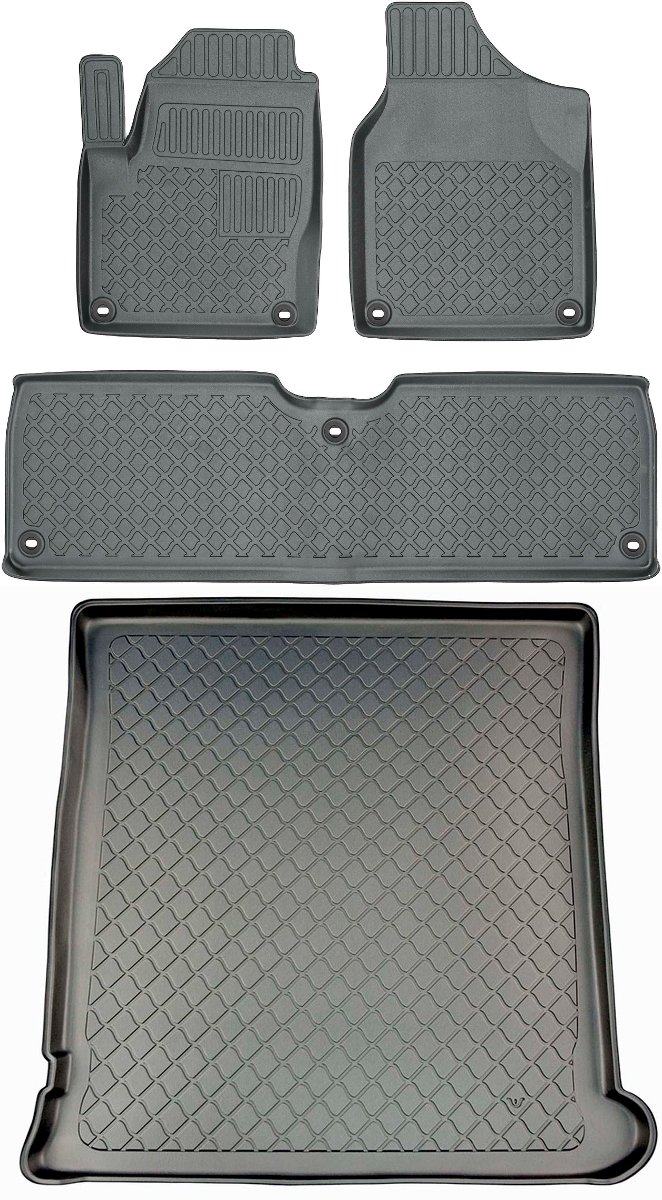 Seat Alhambra I Van od 1995-05.2006r. Bagażnik ARISTAR 192169G + Dywaniki ARISTAR 602169