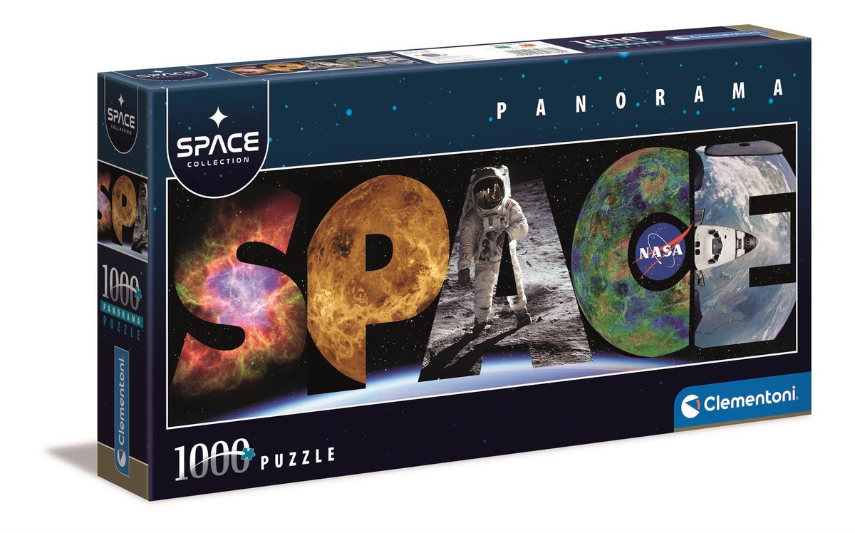 Clementoni Puzzle 1000 elementów Panorama Nasa Collection 5_781940