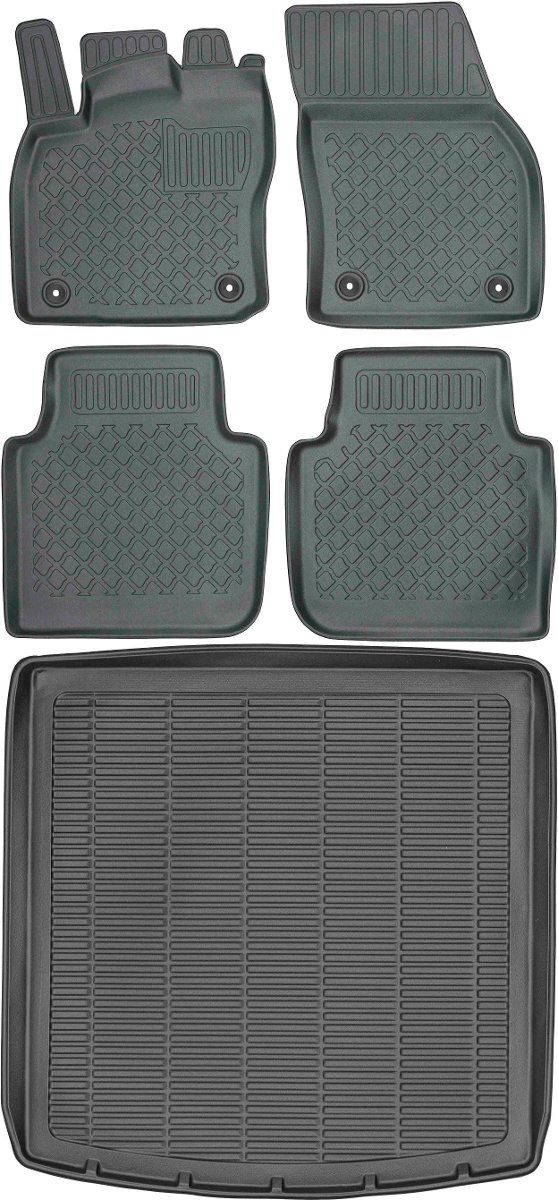 Skoda Kodiaq CrossoVer 2016- Bagażnik MAX-DYWANIK 911906 + Dywaniki ARISTAR 603293