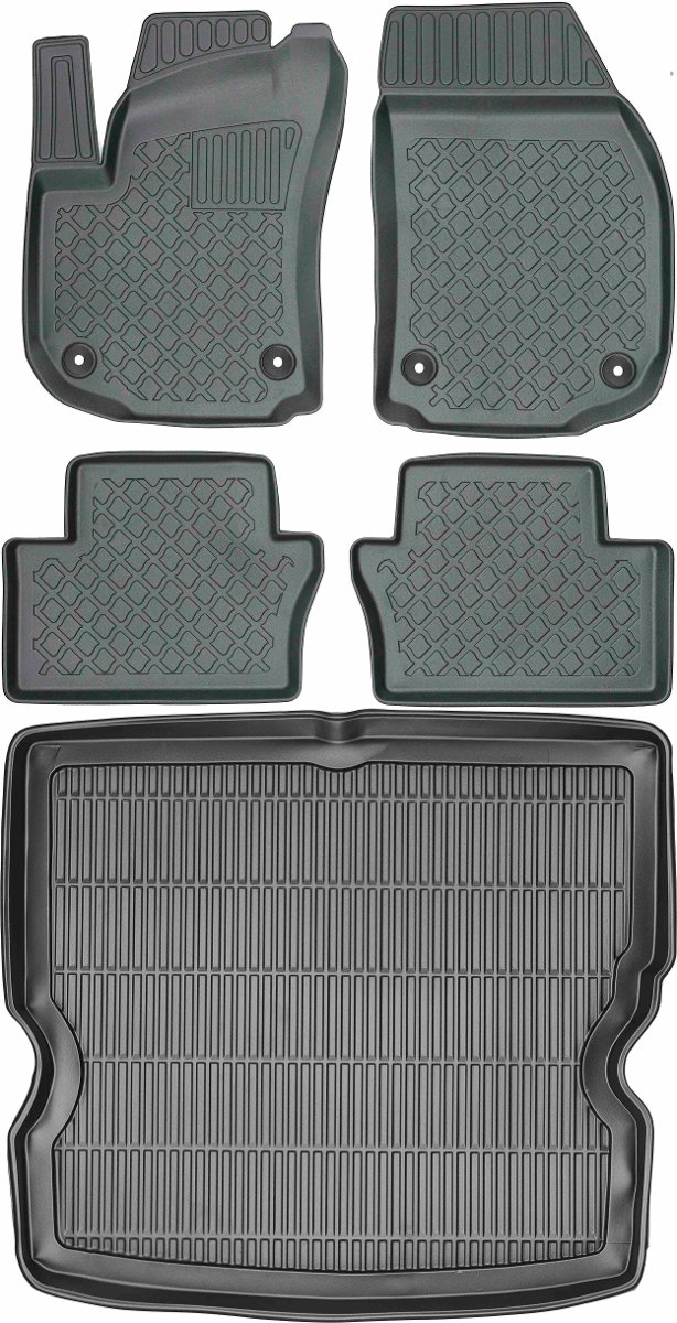 Opel Zafira II B MinIVan 2005-2012 Bagażnik MAX-DYWANIK 911522 + Dywaniki ARISTAR 602368