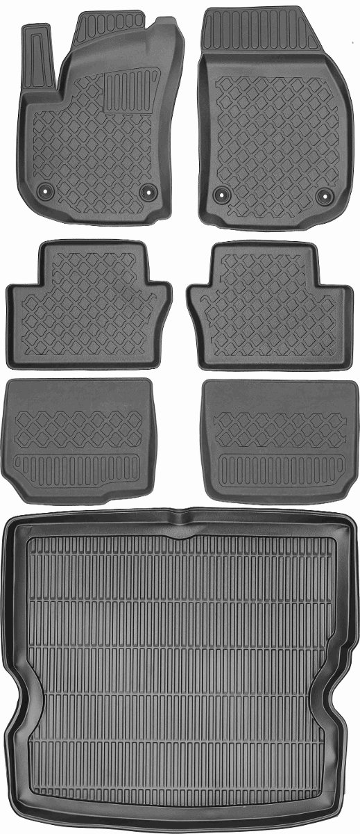 Opel Zafira II B MinIVan 2005-2012 Bagażnik MAX-DYWANIK 911522 + Dywaniki ARISTAR 602368+692368