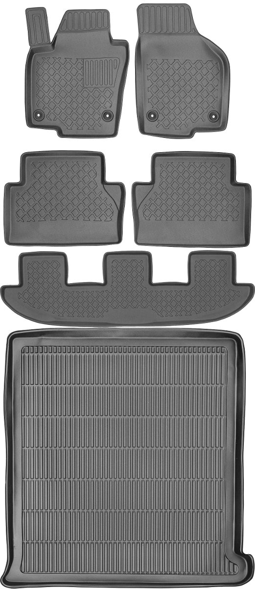 Seat Alhambra VAN 2010-2018 Bagażnik MAX-DYWANIK 911801 + Dywaniki ARISTAR 603093+693093