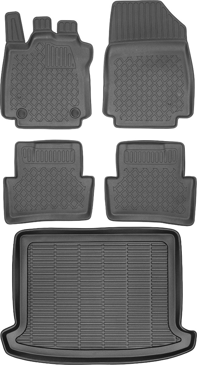 Renault Clio IV SW / Kombi 2012-2019 Bagażnik MAX-DYWANIK 911704 + Dywaniki ARISTAR 603461