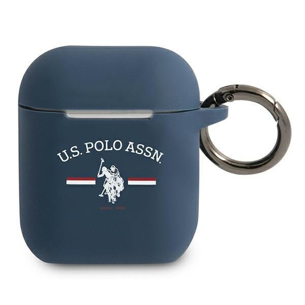 Zdjęcia - Etui na słuchawki US Polo ASSN Etui ochronne na słuchawki US Polo do Apple AirPods granatowy 