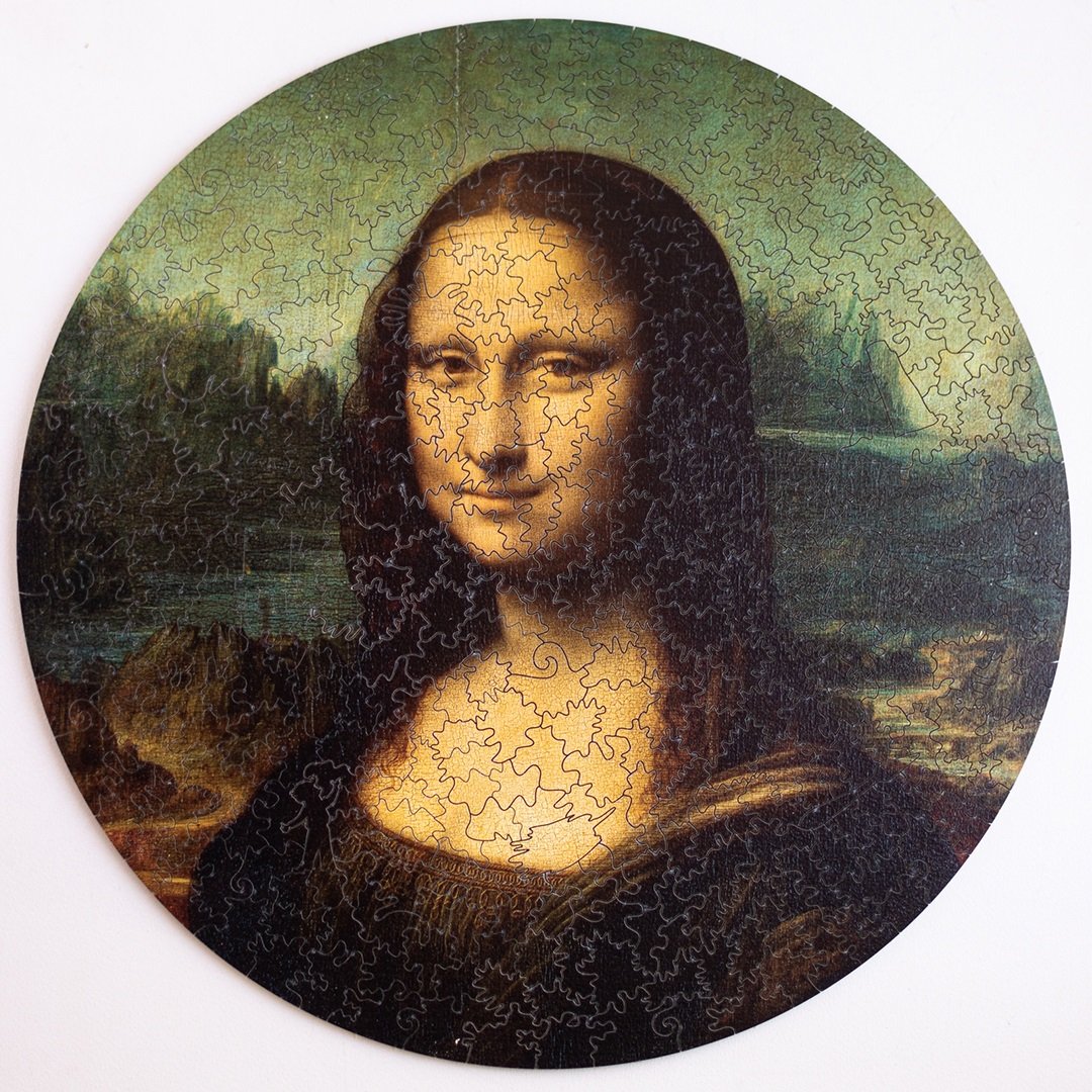 Drewniane Puzzle Mona Lisa 388 szt.