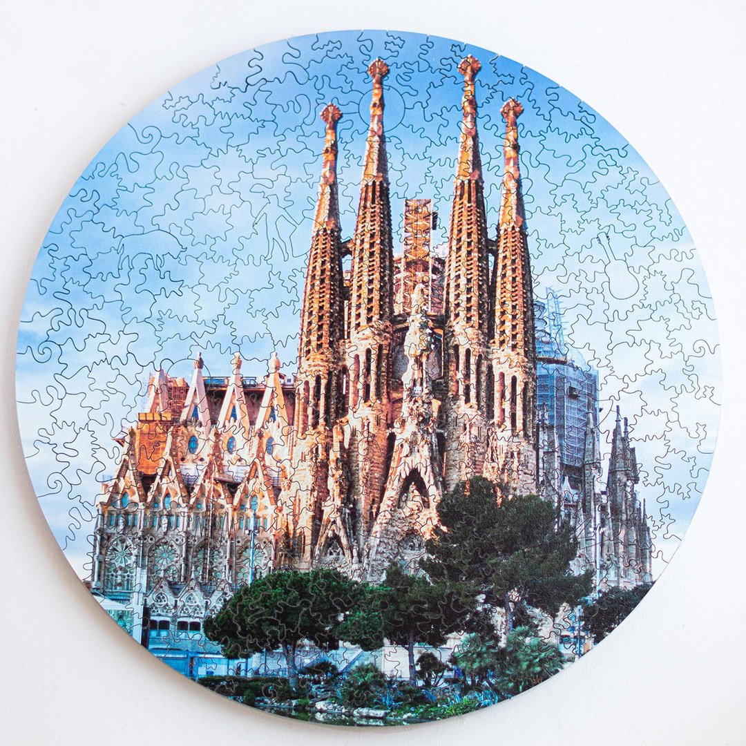 Drewniane Puzzle Sagrada Familia 388 szt.