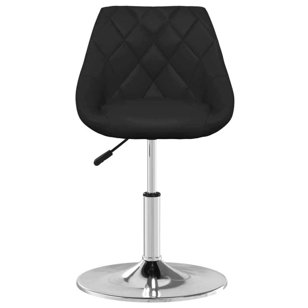 vidaXL Krzesło biurowe, czarne, sztuczna skóra! 335150