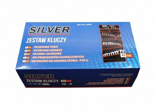 Klucze Płasko Oczkowe 6-32 Torx Zestaw Kluczy 47EL