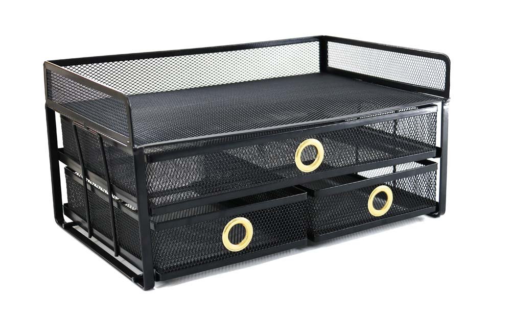Organizer na biurko z 3 szufladami